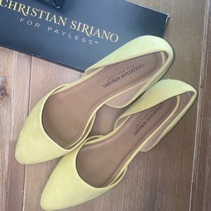 NIB Yellow 9 Gianna Christian Siriano 4 Payless Womens Flat Shoes Sz9  Slip On